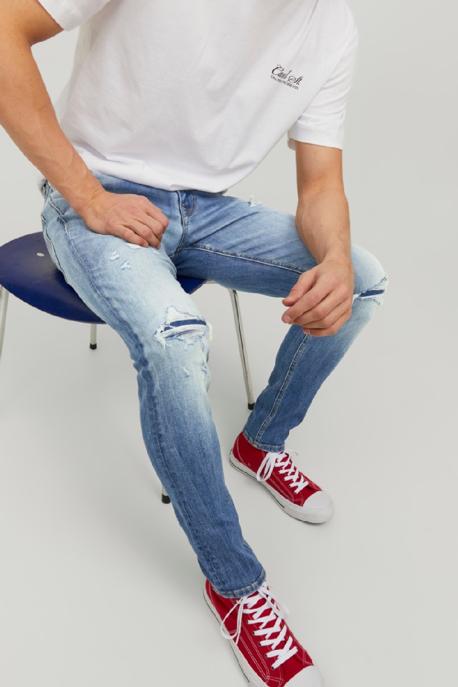 Jeans JACK & JONES 12229197-Blue-Denim