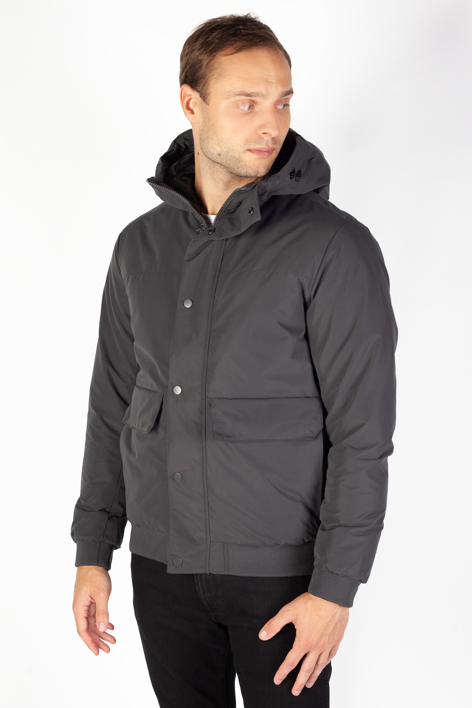 Winterjacke JACK & JONES 12236023-Asphalt
