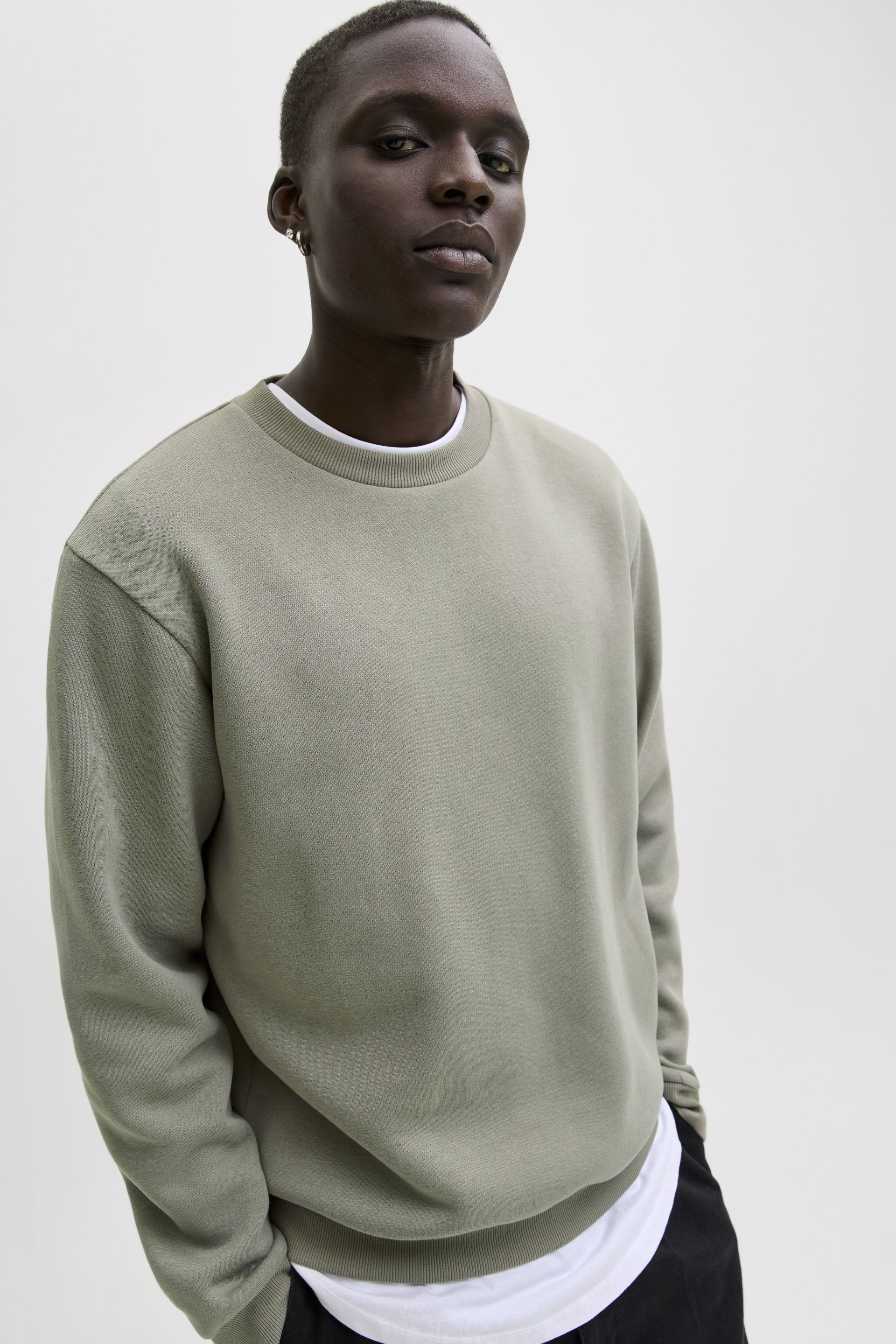 Sweatshirt JACK & JONES 12249341-Vetiver