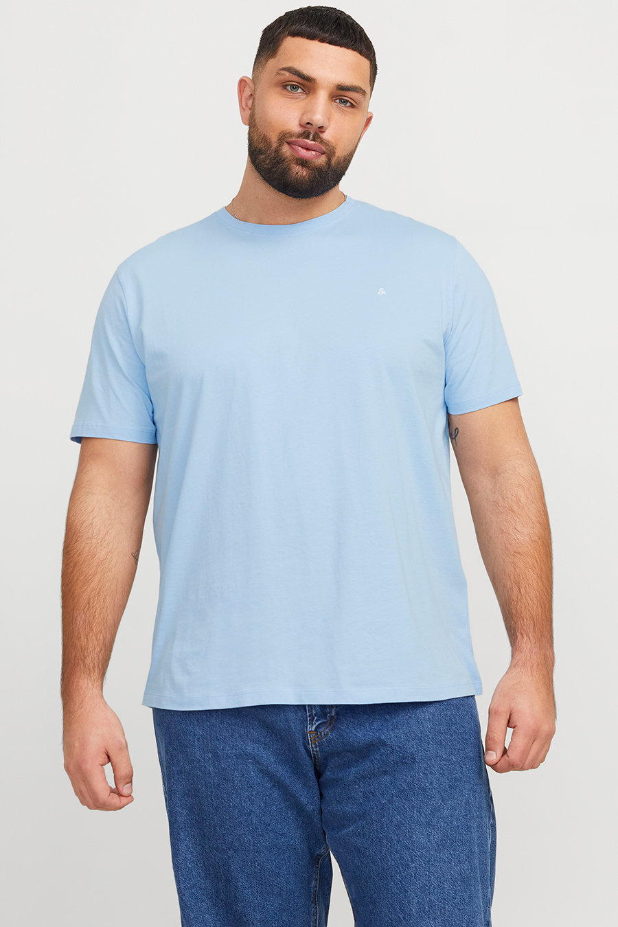 T-Shirts JACK & JONES 12253778-Chambray-Blue