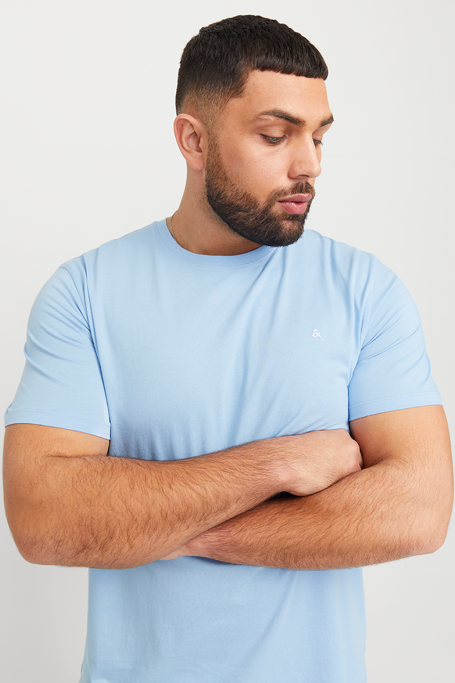 T-Shirts JACK & JONES 12253778-Chambray-Blue