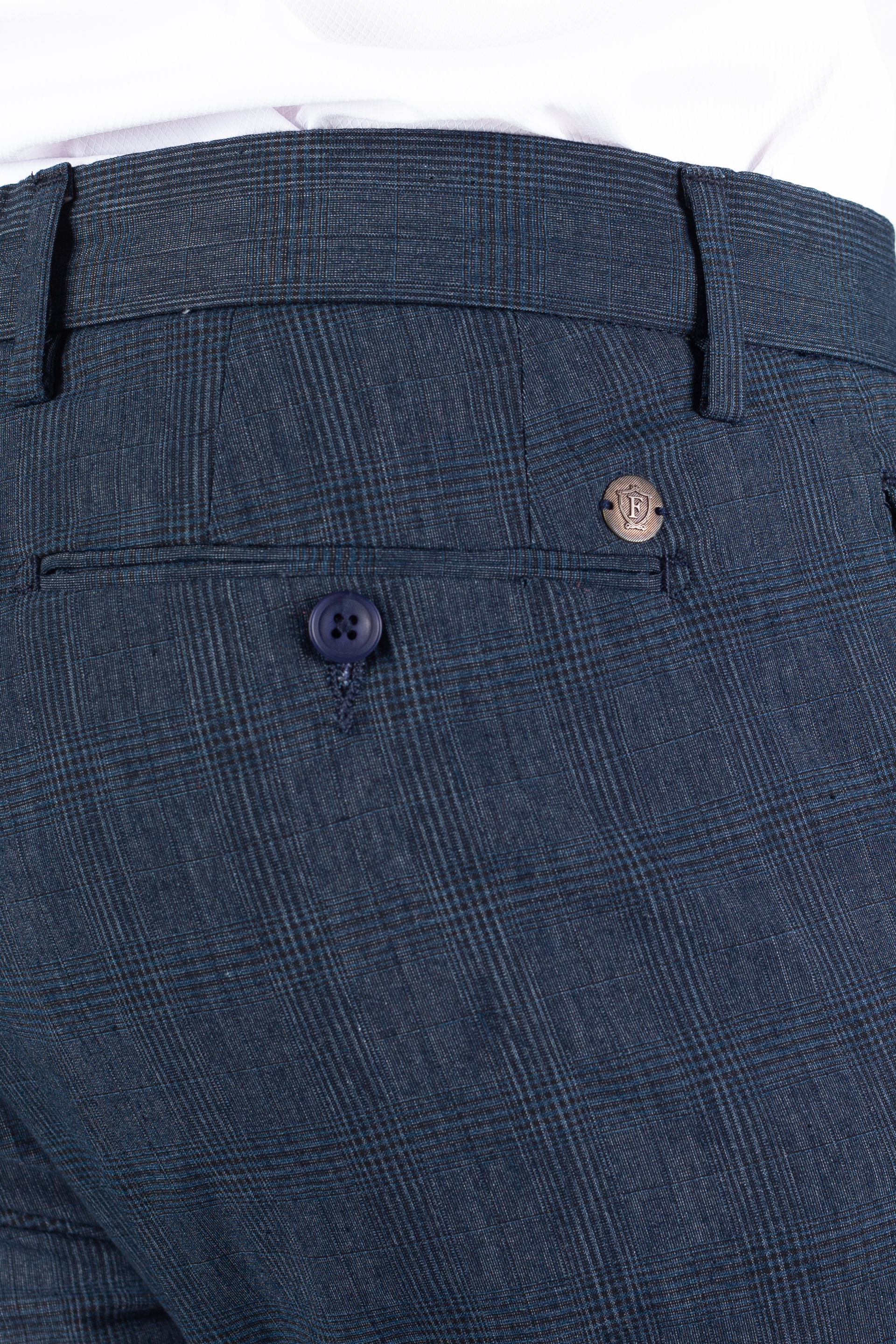 Klassische Hose FRAPPOLI 1350-TASEA-LACIVERT