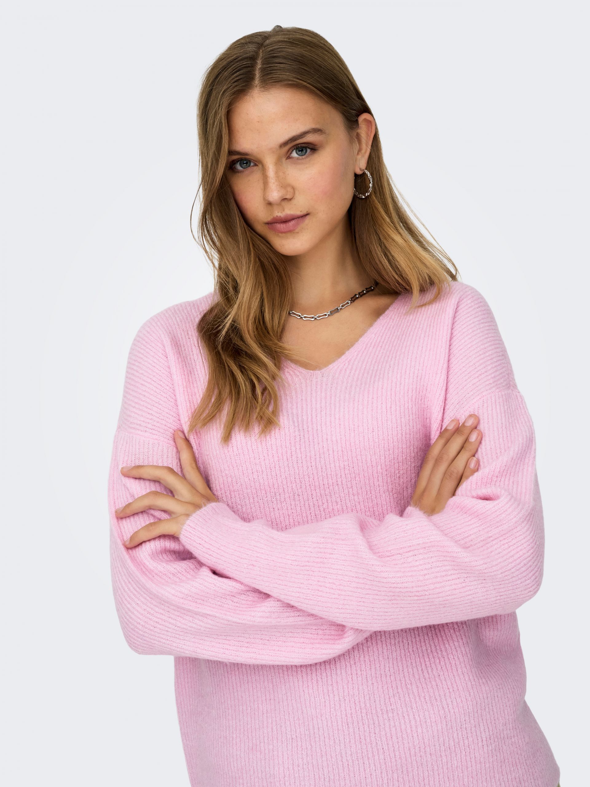 Strickpullover ONLY 15204588-Pink-Lady