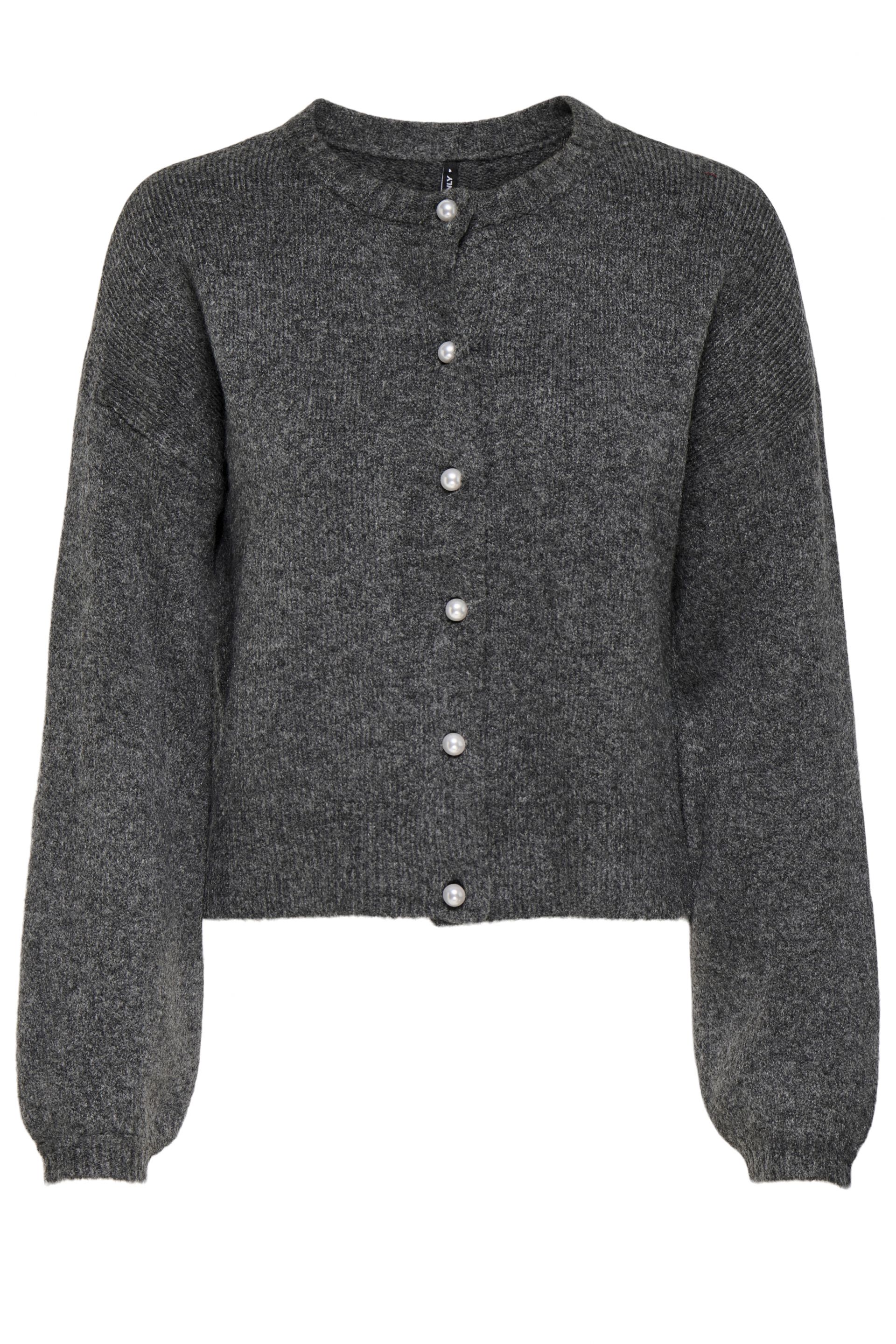 Strickjacke ONLY 15242300-DG-Melange