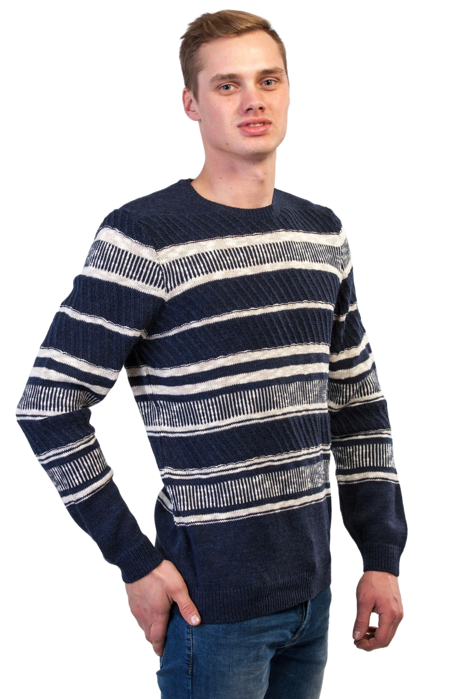 Strickpullover XINT 18351-LACIVERT