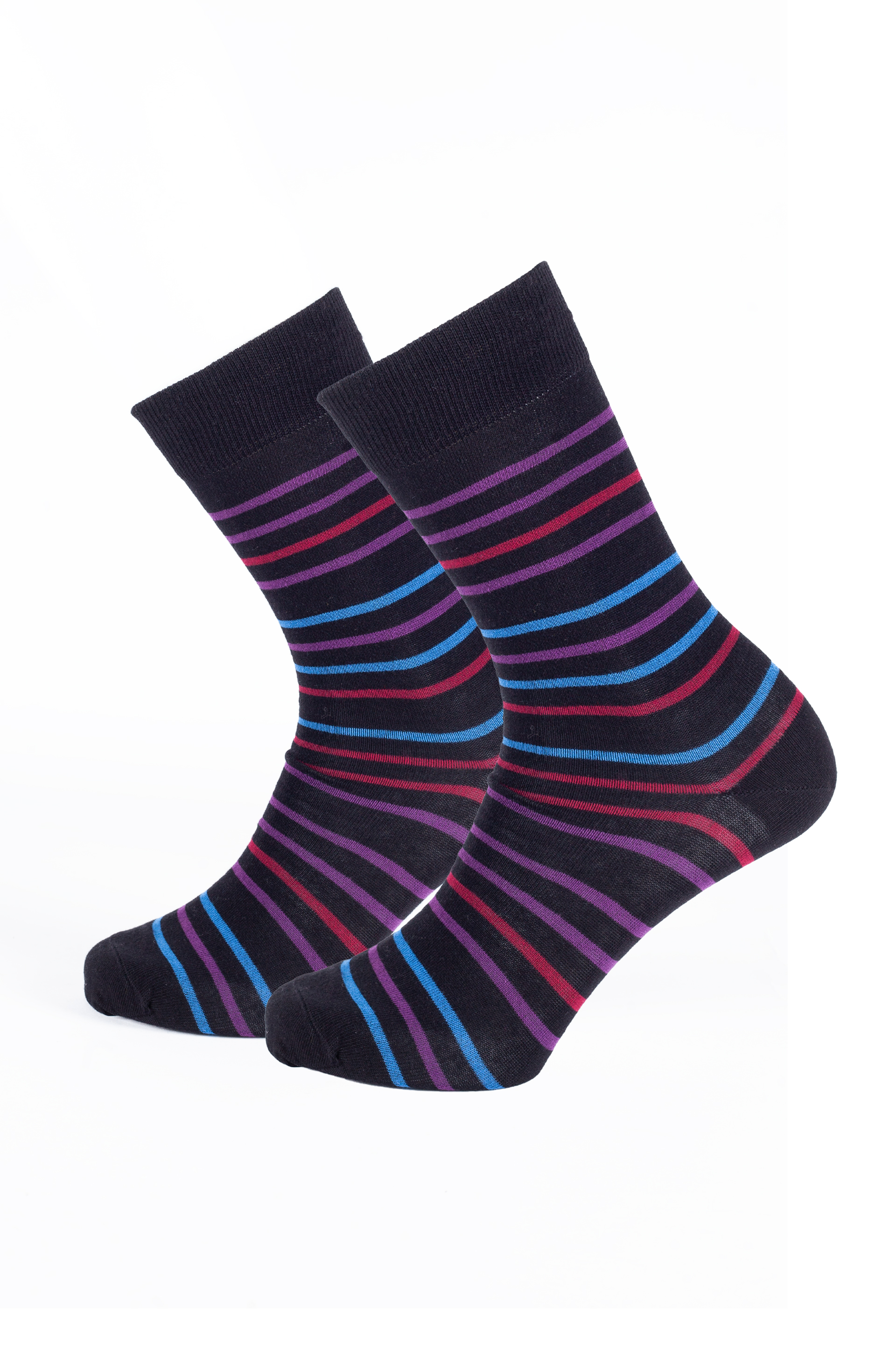 Socken X JEANS 18S98-1-BLACK-BORDO