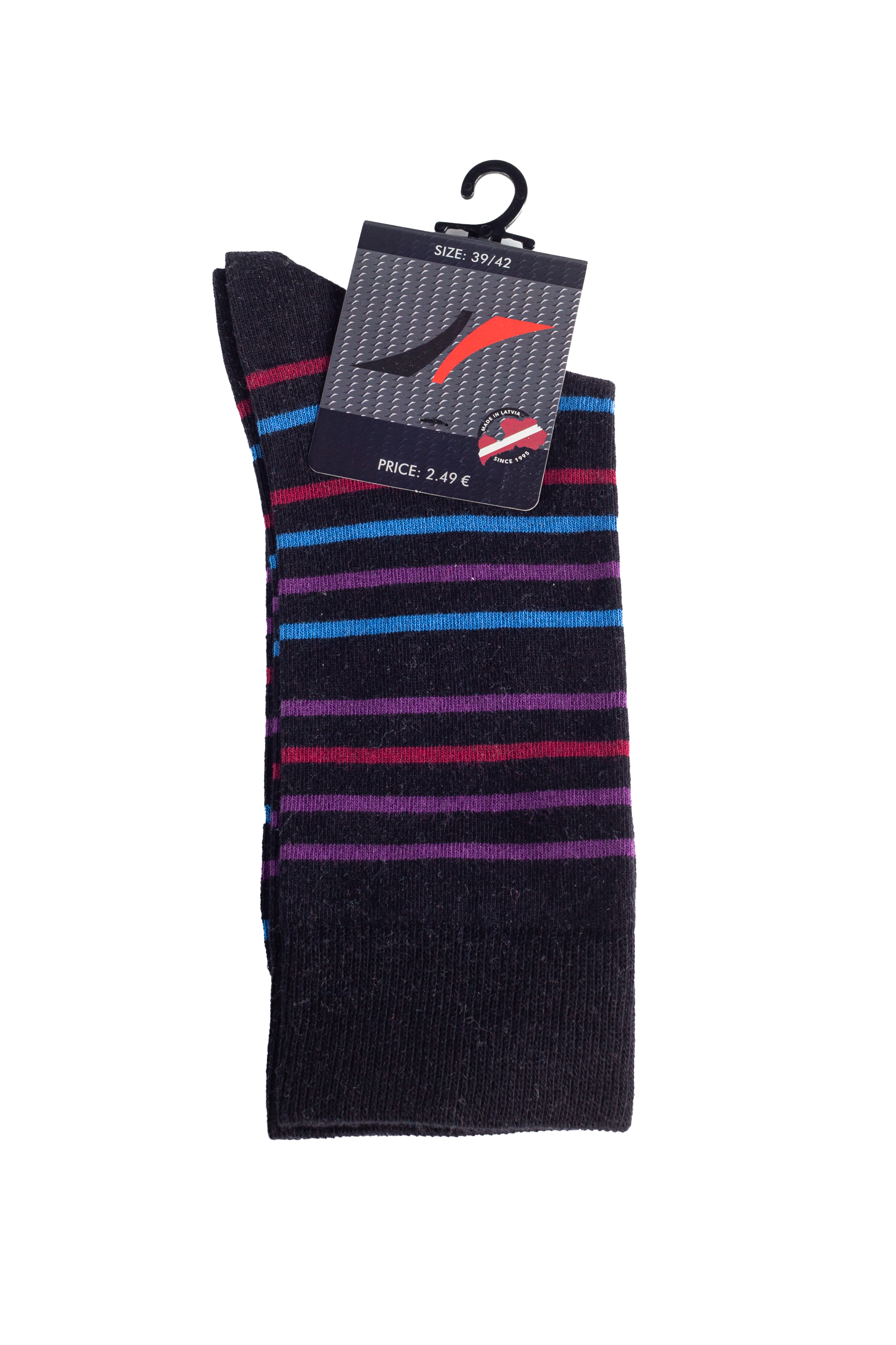 Socken X JEANS 18S98-1-BLACK-BORDO