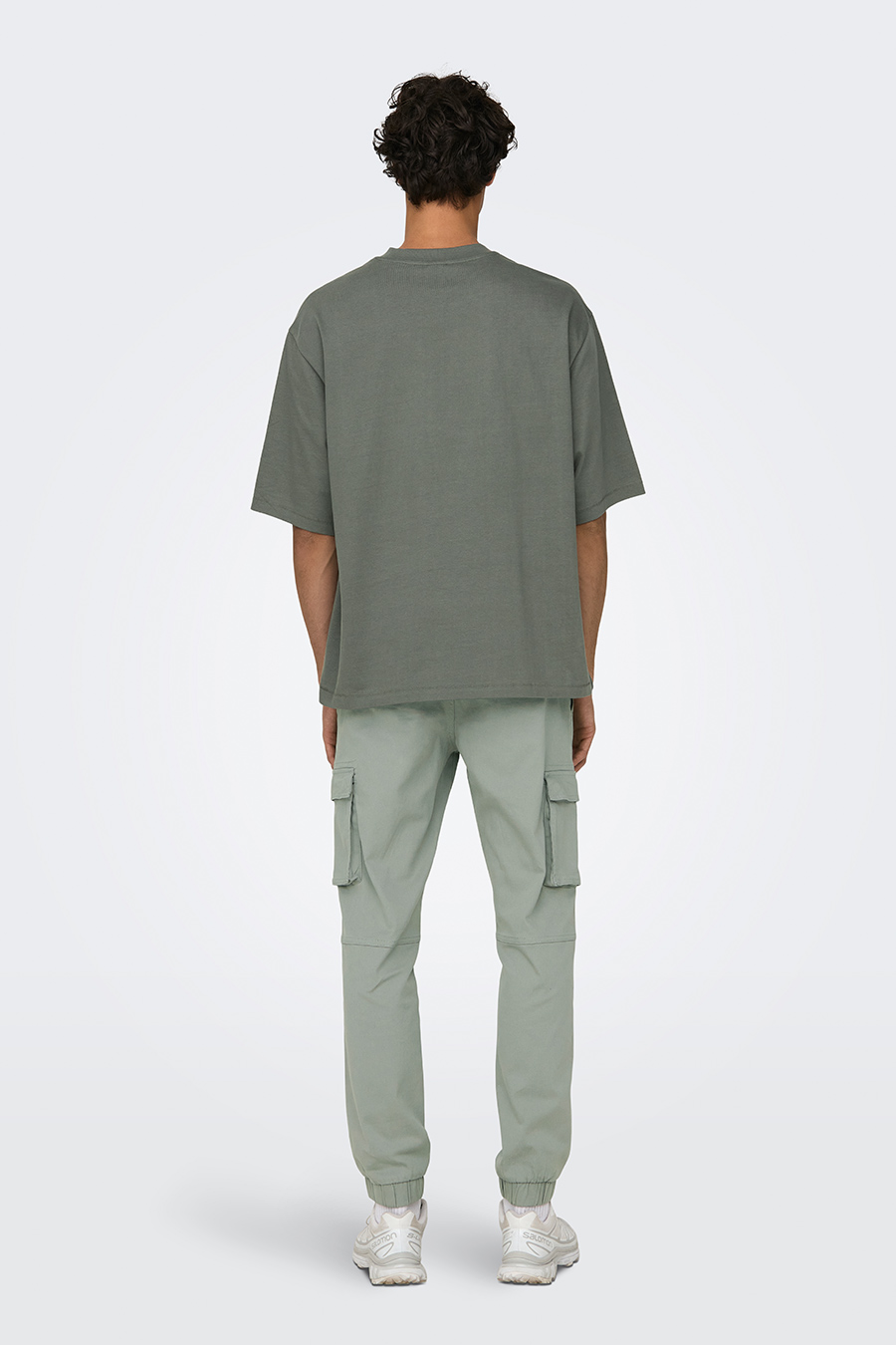 T-Shirts ONLY & SONS 22027787-Castor-Gray