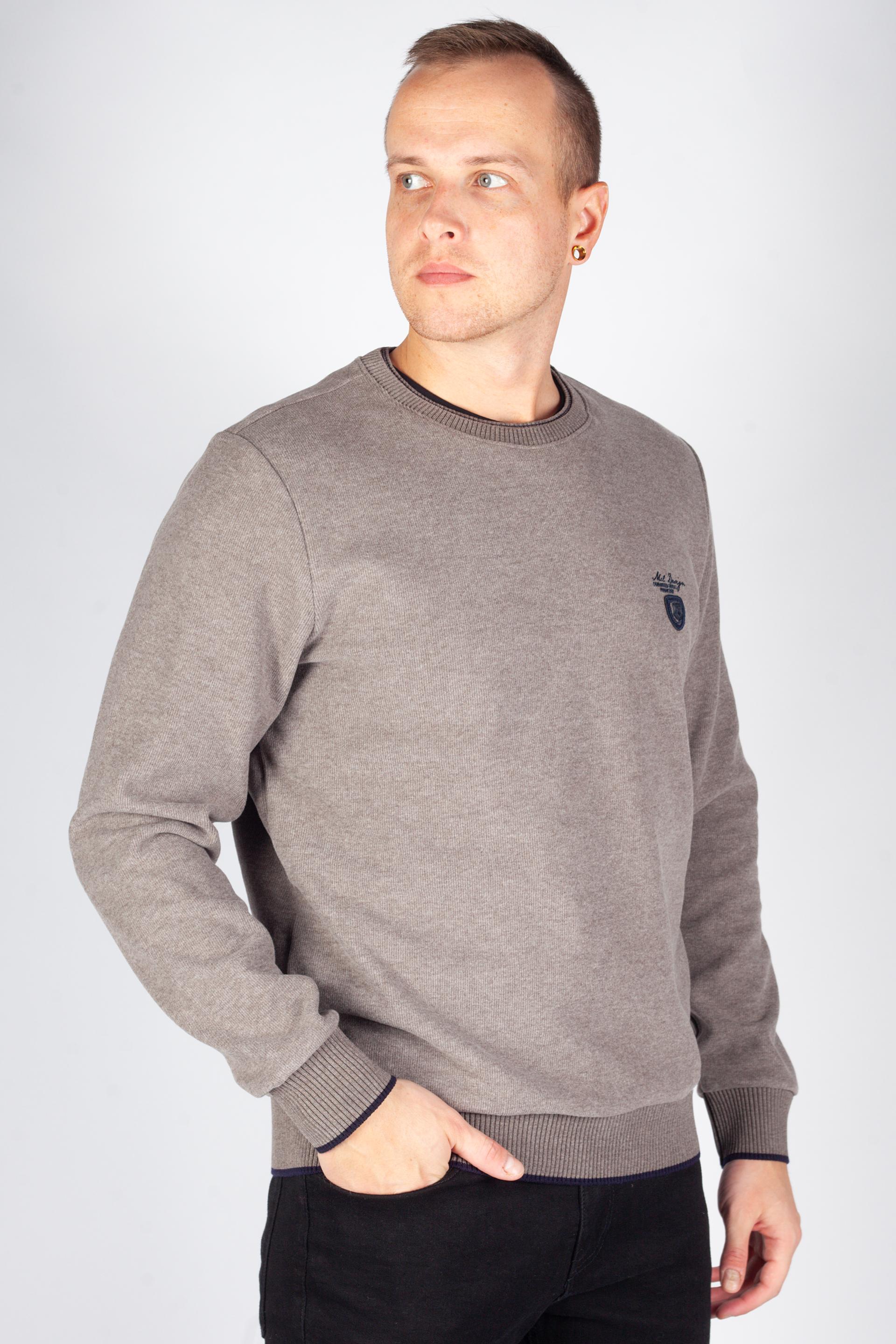 Strickpullover MCL 27643-KAHVE-MELANJ