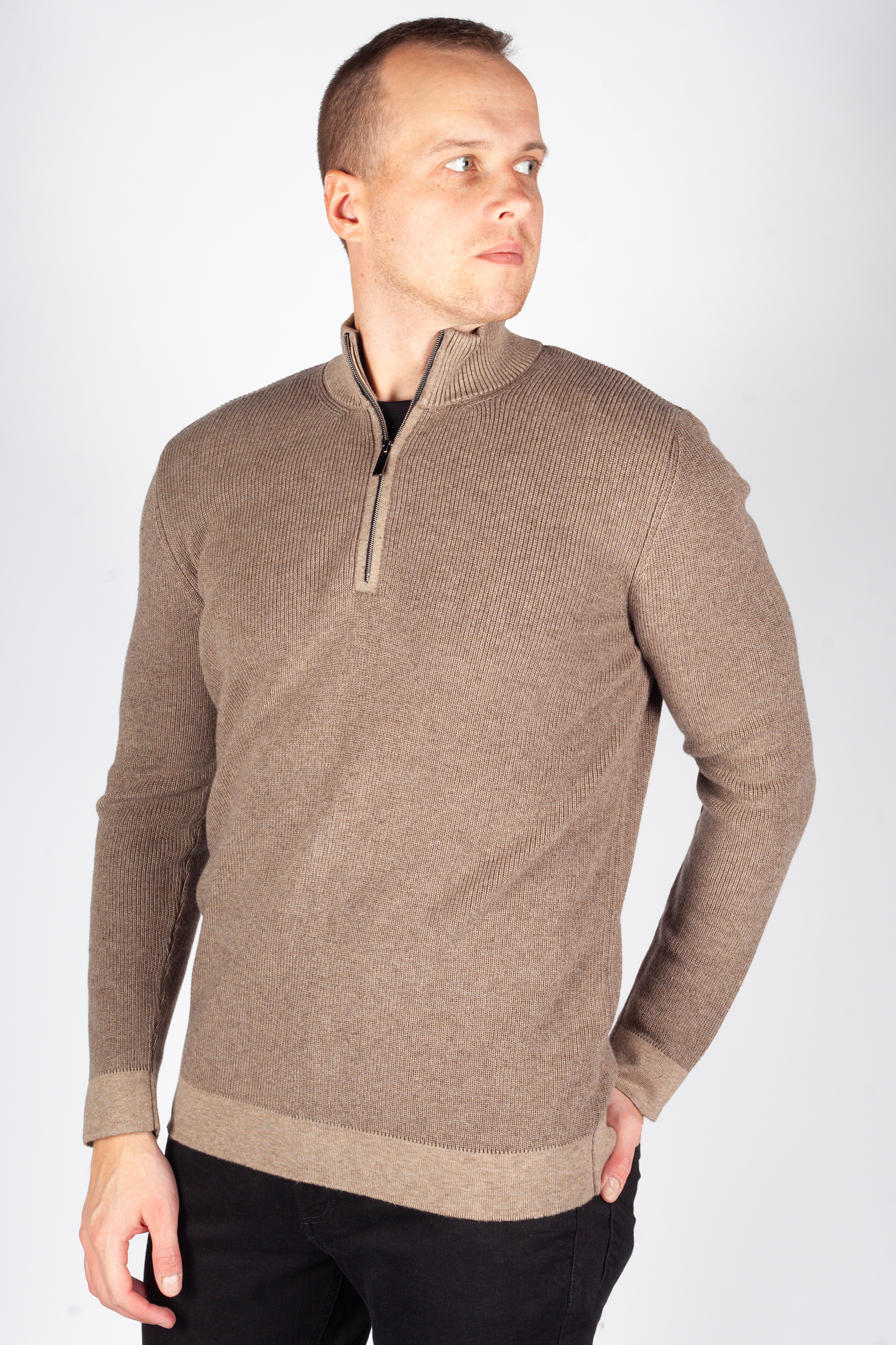 Strickpullover MCL 33812-TOPRAKMELANJ