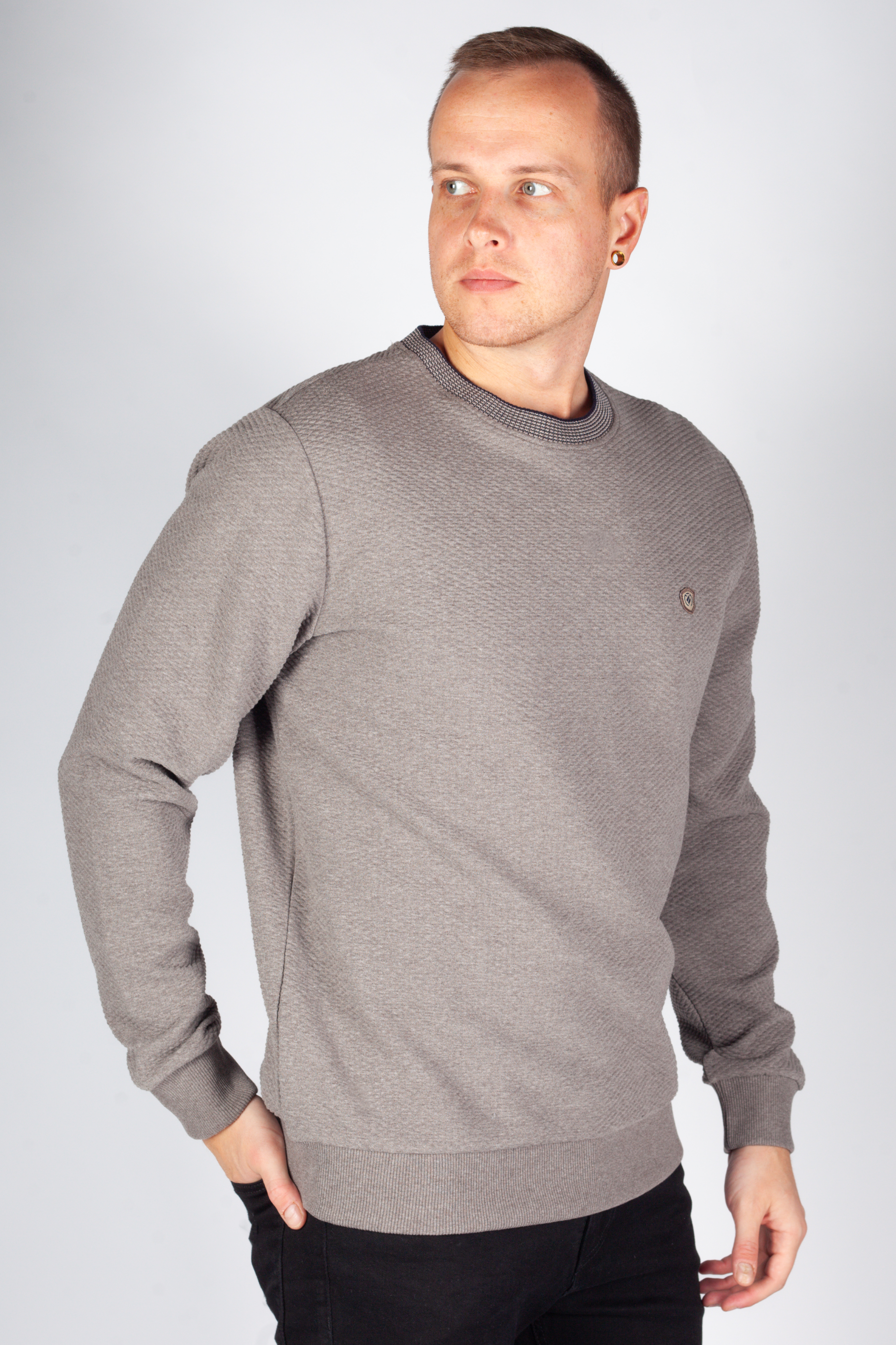 Strickpullover MCL 36920-KAHVE-MELANJ