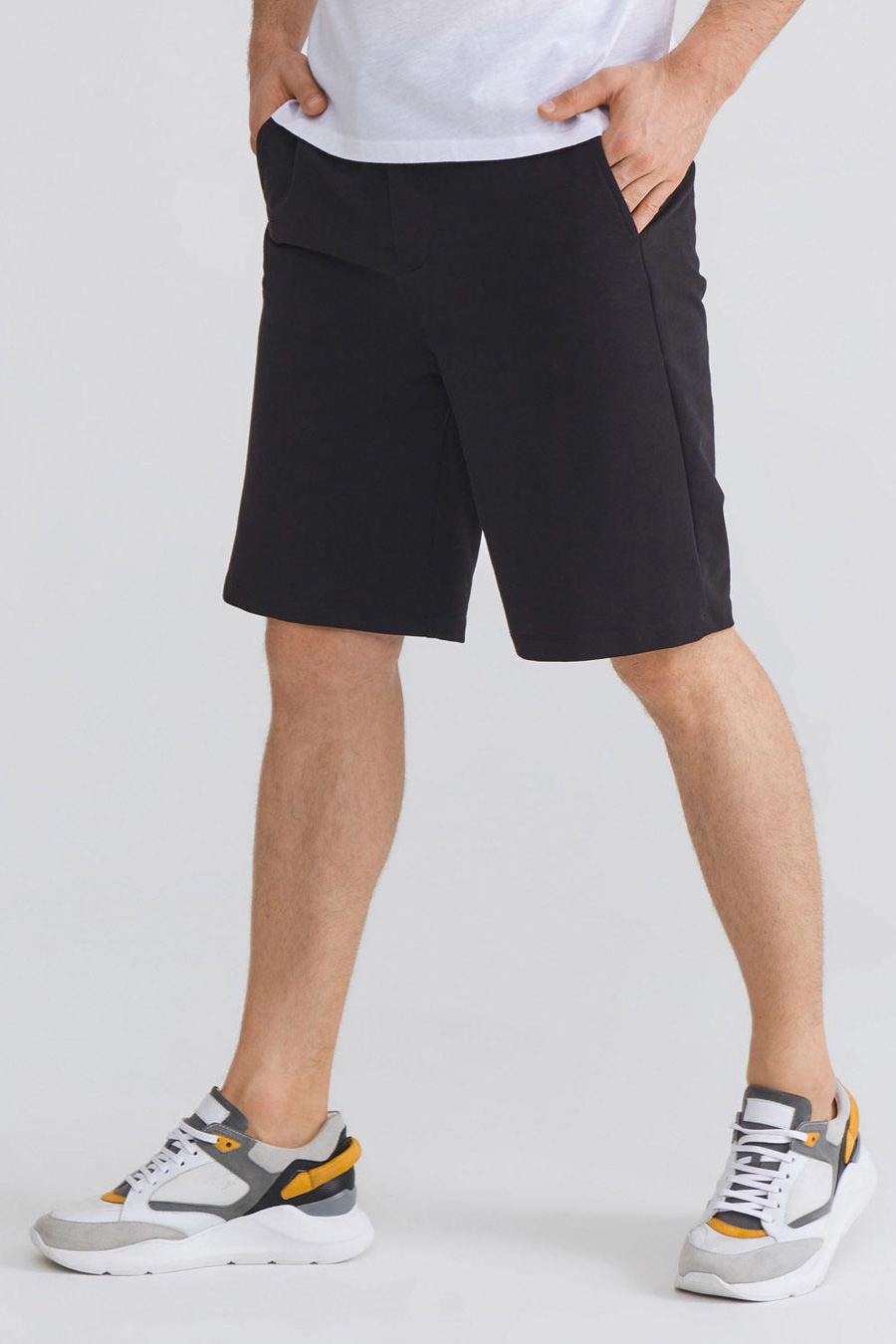 Stoff Shorts XINT 380089-SIYAH