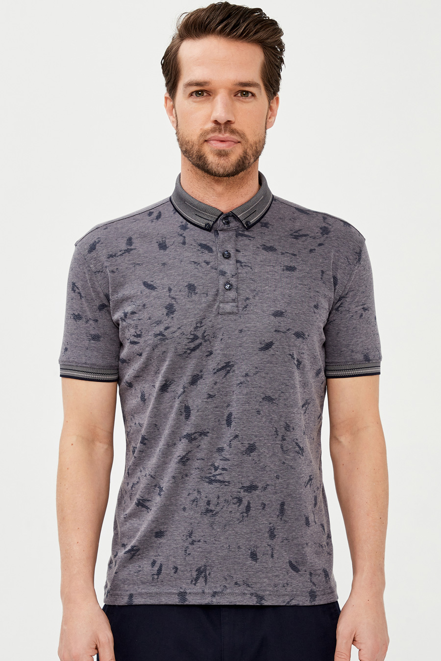 Poloshirts MCL 39076-LACIVERT-GRI