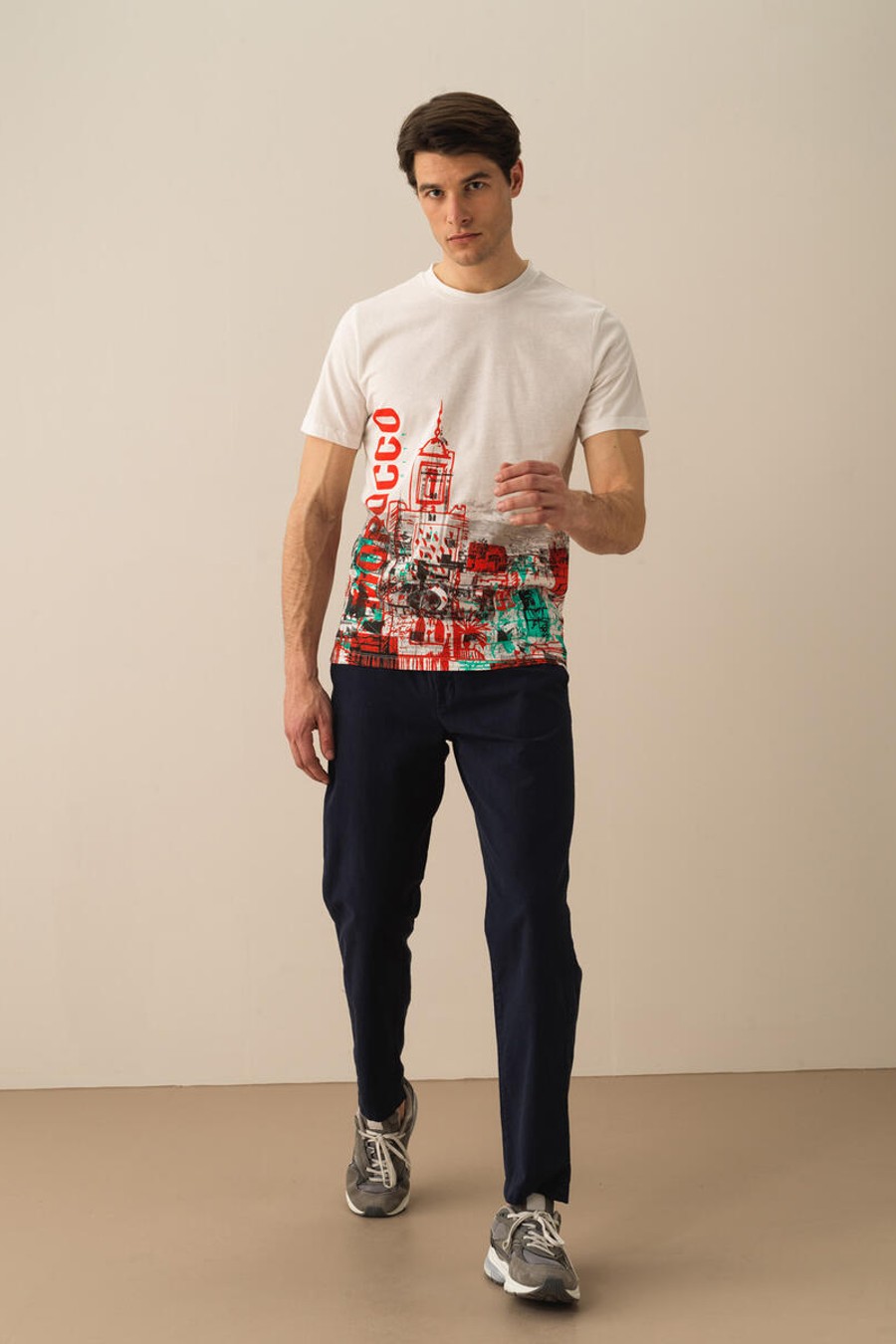 T-Shirts XINT 502020-K-BEYAZ