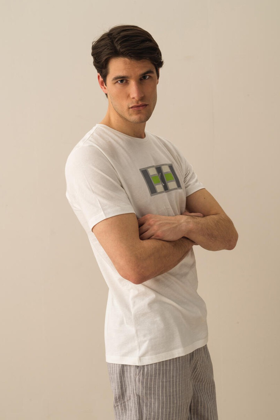 T-Shirts XINT 502025-K-BEYAZ