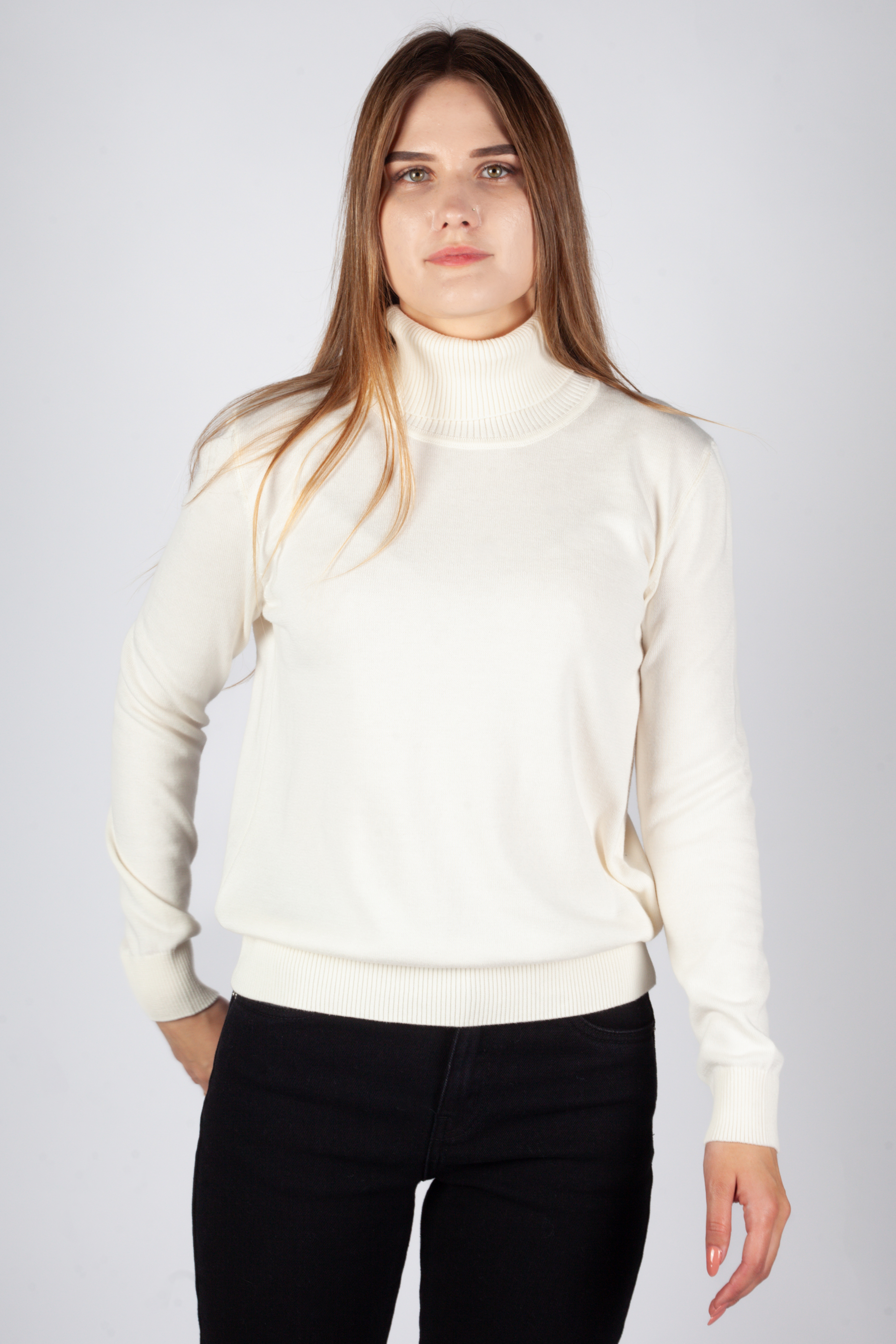 Rollkragenpullover XINT 851119-EKRU