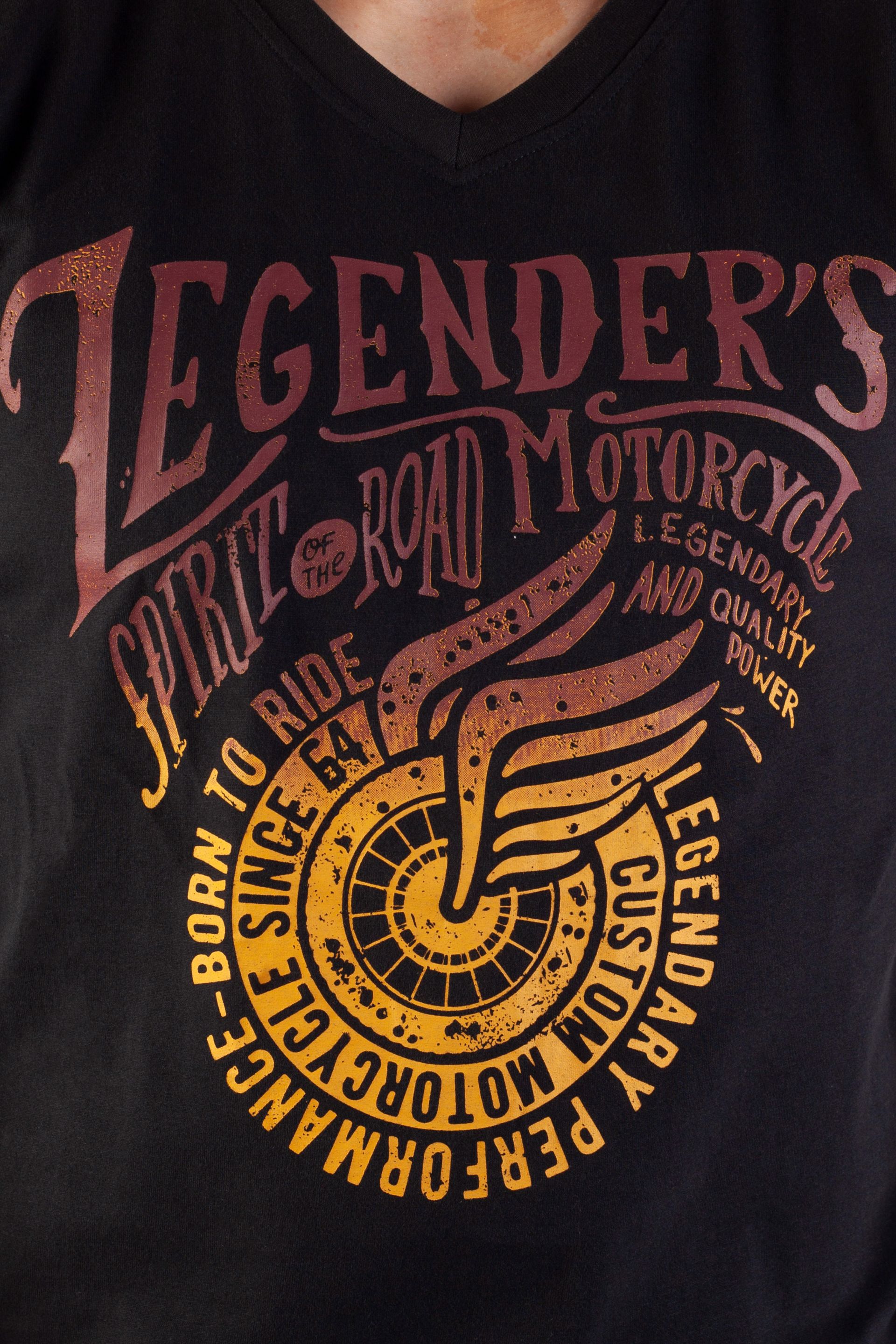 T-Shirts LEGENDERS HARTMAN-BLACK