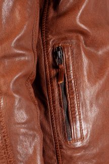 Lederjacke GIPSY 1201-0510-cognac