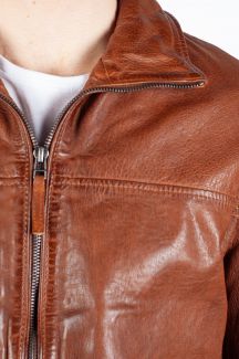 Lederjacke GIPSY 1201-0510-cognac