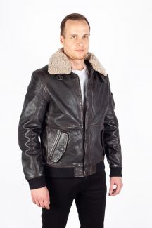 Lederjacke mit Futter GIPSY 1201-0624-brown