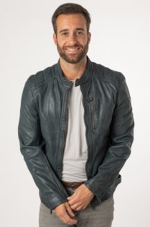 Lederjacke MAURITIUS 1201-0672-vintage-blue