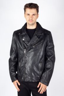 Lederjacke MAURITIUS 1201-0849-black