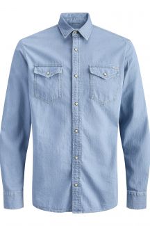 Jeanshemd JACK & JONES 12138115-Light-Blue