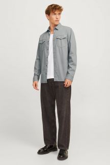 Jeanshemd JACK & JONES 12138115-Light-Grey