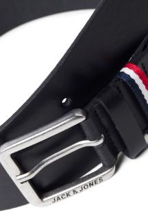 Ledergürtel JACK & JONES 12219179-Black