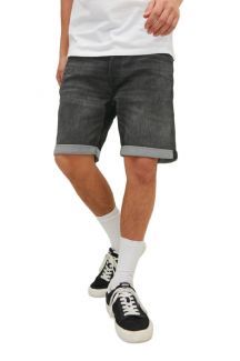 Denim Shorts JACK & JONES 12223681-Black-Denim