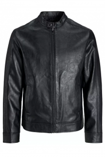 Lederjacke JACK & JONES 12250492-Black