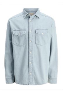 Jeanshemd JACK & JONES 12275137-Light-Blue