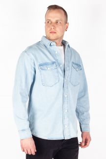 Jeanshemd JACK & JONES 12275137-Light-Blue