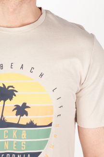 T-Shirts JACK & JONES 12277929-Moonbeam