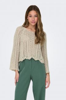 Strickpullover ONLY 15233173-Feather-Gray