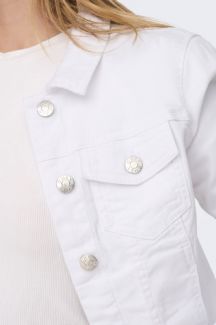 Jeansjacke ONLY 15243147-White
