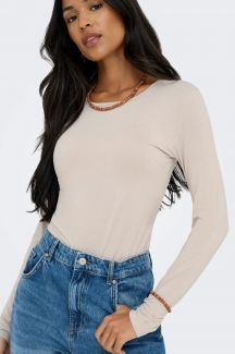 Langarmshirt JACQUELINE DE YONG 15272092-Chateau-Gray