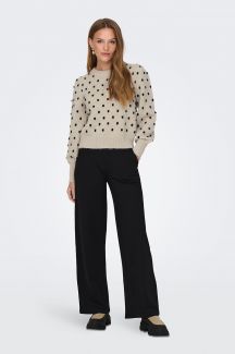 Strickpullover JACQUELINE DE YONG 15304813-Cement-BLACK