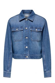 Jeansjacke ONLY 15339977-Medium-Blue