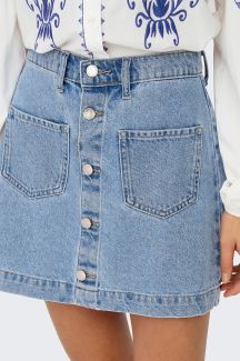Jeansröcke ONLY 15349035-Light-Blue