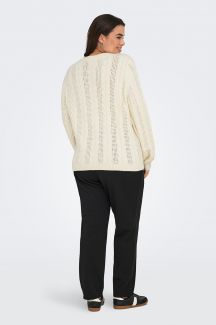 Strickpullover ONLY CARMAKOMA 15358155-Whitecap-Gray