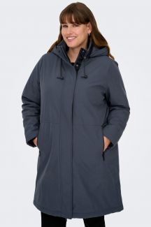 Winterjacke ONLY CARMAKOMA 15361979-Ombre-Blue