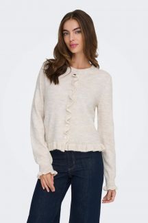 Strickjacke JACQUELINE DE YONG 15363485-Birch-MELANGE