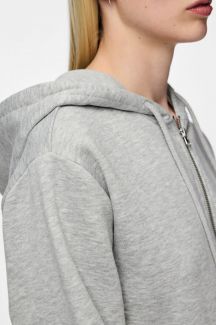 Sweatjacken PIECES 17140741-Light-Grey