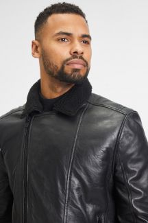 Lederjacke mit Futter GIPSY 2201-0110-Black