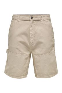 Stoff Shorts ONLY & SONS 22030223-Chinchilla