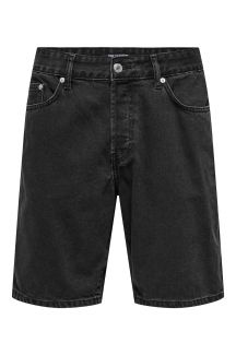Denim Shorts ONLY & SONS 22032930-Black