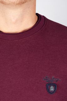 Strickpullover MCL 27643-BORDO-MELANJ