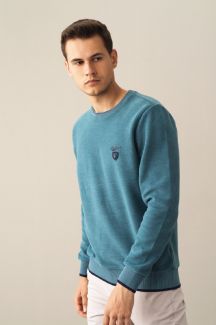 Strickpullover MCL 27643-TURKUAZ-MELANJ
