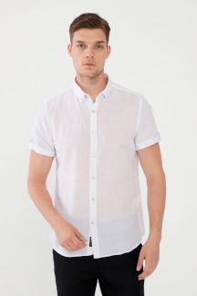 Leinenhemd MCL 32491-BEYAZ